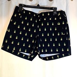 3/$20 J. Crew 8 Pineapple Shorts